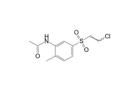 5'-[(2-chlorovinyl)sulfonyl]-o-acetotoluidide