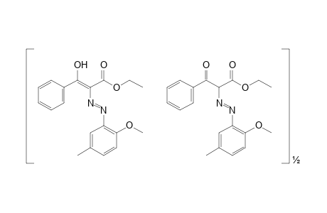 benzoyl[(6-methoxy-m-tolyl)azo]acetic acid, ethyl ester