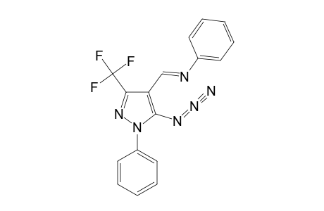 5-Azido-1-phenyl-4-(N-phenyliminomethyl)-3-trifluoromethylpyrazole