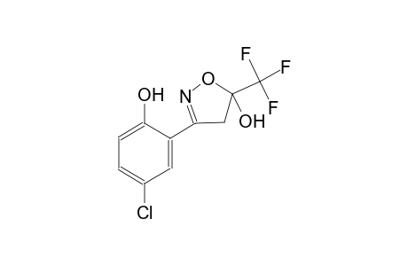 5-isoxazolol, 3-(5-chloro-2-hydroxyphenyl)-4,5-dihydro-5-(trifluoromethyl)-