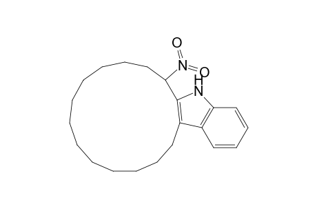 Cyclopentadec[b]indole, 5,6,7,8,9,10,11,12,13,14,15,16,17,18-tetradecahydro-2-nitro-