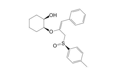 (1R,2S)-2-[((E)-1-{[(4-methylphenyl)sulfinyl]methyl}-2-phenylethenyl)oxy]cyclohexanol