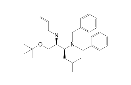 (2S,3S)-N2-Allyl-N3,N3-dibenzyl-1-tert-butoxy-5-methylhexan-2,3-diamine