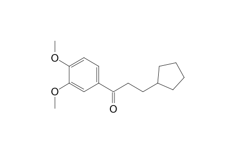1-(3,4-Dimethoxyphenyl)-3-cyclopentylpropan-1-one