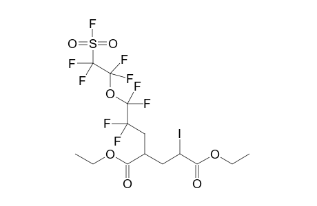 2-iodo-4-[2,2,3,3-tetrafluoro-3-(1,1,2,2-tetrafluoro-2-fluorosulfonyl-ethoxy)propyl]glutaric acid diethyl ester