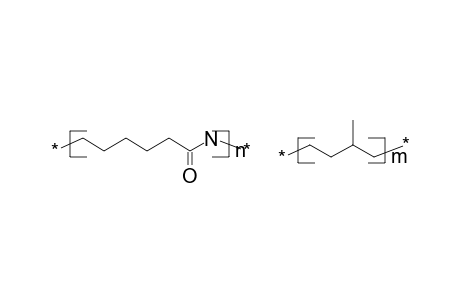 Polymer blend from polyamide-6 and poly(ethylene-co-propylene), (4:1)