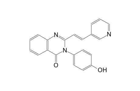 3-(4-hydroxyphenyl)-2-[(E)-2-(3-pyridinyl)ethenyl]-4(3H)-quinazolinone