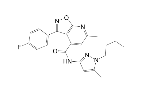 isoxazolo[5,4-b]pyridine-4-carboxamide, N-(1-butyl-5-methyl-1H-pyrazol-3-yl)-3-(4-fluorophenyl)-6-methyl-