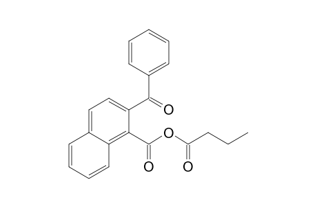 Butanoyl 2-benzoylnaphthalene-1-carboxylate