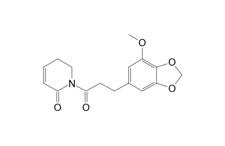 N-(3-METHOXY-4,5-METHYLENEDIOXYDIHYDROCINNAMOYL)-DELTA(3)-PYRIDIN-2-ONE