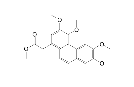 1-Phenanthreneacetic acid, 3,4,6,7-tetramethoxy-, methyl ester