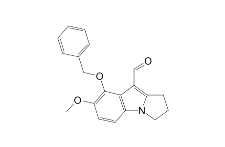 5-Benzoxy-6-methoxy-2,3-dihydro-1H-pyrrol[1,2-a]indole-4-carbaldehyde