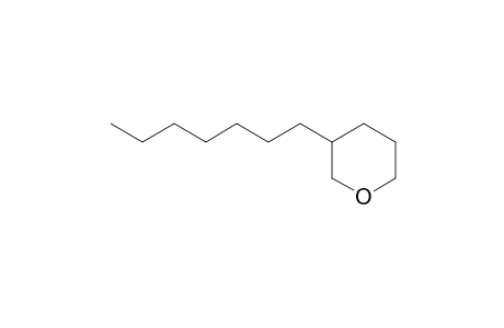 3,4,5,6-Tetrahydro-3-heptyl-2H-pyran