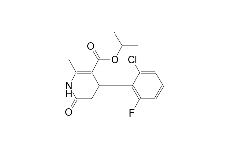 3-pyridinecarboxylic acid, 4-(2-chloro-6-fluorophenyl)-1,4,5,6-tetrahydro-2-methyl-6-oxo-, 1-methylethyl ester