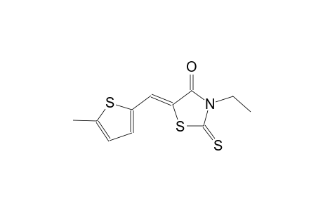 (5Z)-3-ethyl-5-[(5-methyl-2-thienyl)methylene]-2-thioxo-1,3-thiazolidin-4-one