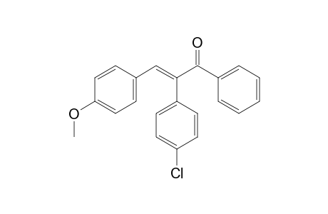 (E)-2-(4-Chlorophenyl)-3-(4-methoxyphenyl)-1-phenyl-2-propen-1-one