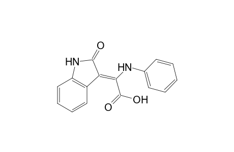 (Z)-2-(1,2-Dihydro-2-oxo-3H-indol-3-ylidene)-2-(phenylamino)ethanoic Acid