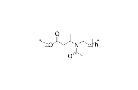 Poly(oxycarbonylpropylene-co-n-acetylethyleneimine)