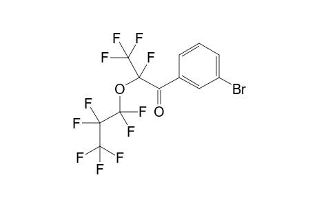 1-(3-bromophenyl)-2,3,3,3-tetrafluoro-2-(1,1,2,2,3,3,3-heptafluoropropoxy)propan-1-one