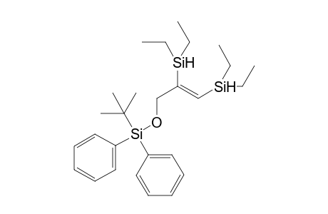 (Z)-(3-((tert-Butyldiphenylsilyl)oxy)prop-1-ene-1,2-diyl)bis(diethylsilane)