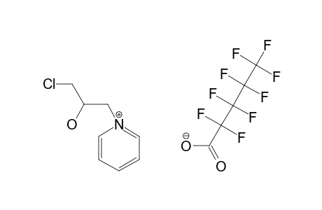 N-(3-CHLORO-2-HYDROXYPROPYL)-PYRIDINIUM-PERFLUOROPENTANOATE
