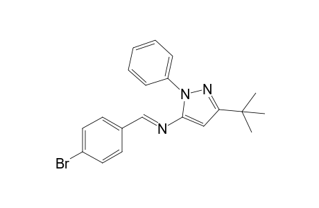 (E)-N-(4-Bromobenzylidene)-3-tert-butyl-1-phenyl-1H-pyrazol-5-amine