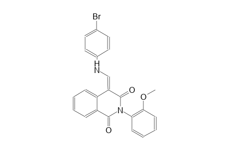 1,3(2H,4H)-isoquinolinedione, 4-[[(4-bromophenyl)amino]methylene]-2-(2-methoxyphenyl)-, (4E)-