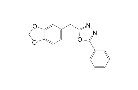 2-(Benzo[d][1,3]dioxol-5-ylmethyl)-5-phenyl-1,3,4-oxadiazole