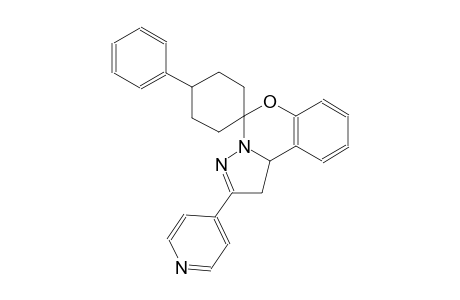 4'-phenyl-2-(pyridin-4-yl)-1,10b-dihydrospiro[benzo[e]pyrazolo[1,5-c][1,3]oxazine-5,1'-cyclohexane]