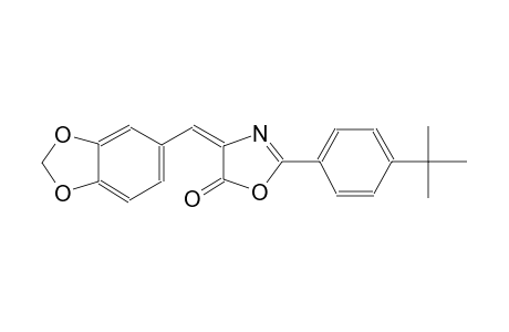 5(4H)-oxazolone, 4-(1,3-benzodioxol-5-ylmethylene)-2-[4-(1,1-dimethylethyl)phenyl]-, (4E)-