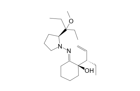 (R)-1-((S)-1-Ethyl-allyl)-2-[(E)-(S)-2-(1-ethyl-1-methoxy-propyl)-pyrrolidin-1-ylimino]-cyclohexanol