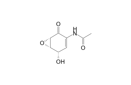 N-[(1S,2S,6S)-2-hydroxy-5-oxo-7-oxabicyclo[4.1.0]hept-3-en-4-yl]acetamide