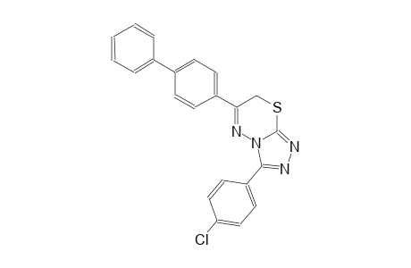 6-[1,1'-biphenyl]-4-yl-3-(4-chlorophenyl)-7H-[1,2,4]triazolo[3,4-b][1,3,4]thiadiazine