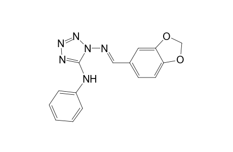 Tetrazole, 1-(3,4-methylenedioxybenzylidenamino)-5-phenylamino-