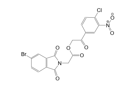 1H-isoindole-2-acetic acid, 5-bromo-2,3-dihydro-1,3-dioxo-, 2-(4-chloro-3-nitrophenyl)-2-oxoethyl ester