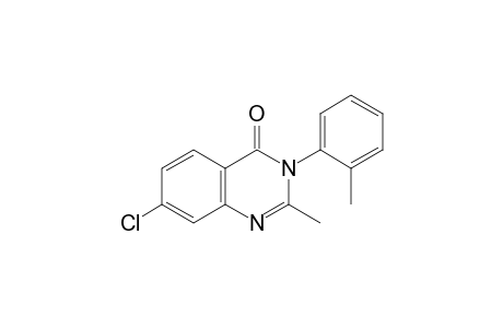 7-chloro-2-methyl-3-(o-tolyl)-4(3H)-quinazolinone