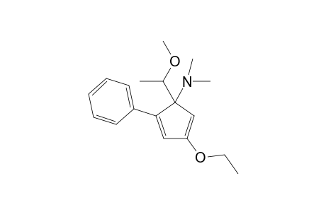 5-(Dimethylamino)-3-ethoxy-5-(1'-methpxyethyl)-1-phenyl-1,3-cyclopentadiene