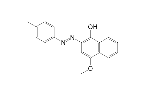 1-Naphthalenol, 4-methoxy-2-[2-(4-methylphenyl)diazenyl]-