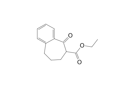 5-keto-6,7,8,9-tetrahydrobenzocycloheptene-6-carboxylic acid ethyl ester