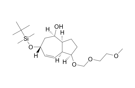 6-((tert-butyldimethylsilyl)oxy)-1-((2-methoxyethoxy)methoxy)-1.alpha.,2,3,3a.alpha.,4.alpha.,5,6.beta.,8a.alpha.-octahydroazulen-4-ol
