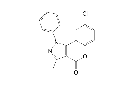 8-CHLORO-3-METHYL-1-PHENYL-1H-CHROMENO-[4,3-C]-PYRAZOL-4-ONE