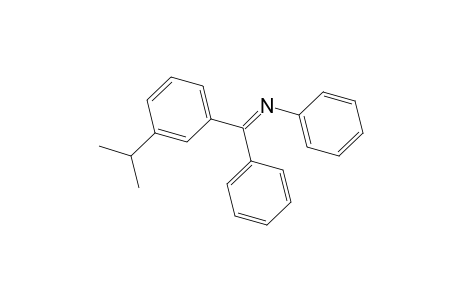 Benzenamine, N-[[3-(1-methylethyl)phenyl]phenylmethylene]-