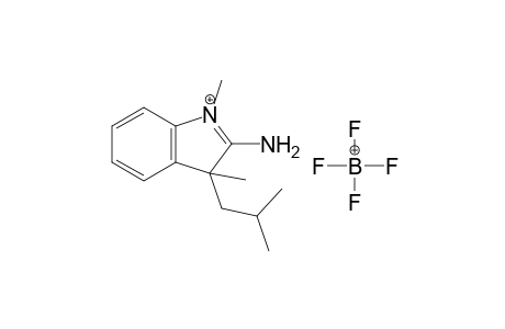 2-Amino-1,3-dimethyl-3-(2'-methylpropyl)-3H-indolium tetrafluoroborate