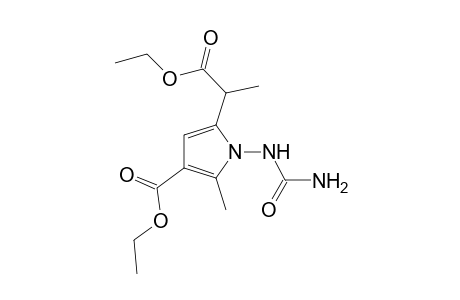 5-(1-Ethoxycarbonyl-ethyl)-2-methyl-1-ureido-1H-pyrrole-3-carboxylic acid ethyl ester