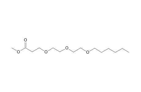 3-{2-[2-(hexyloxy)ethoxy]ethoxy}propionic acid, methyl ester