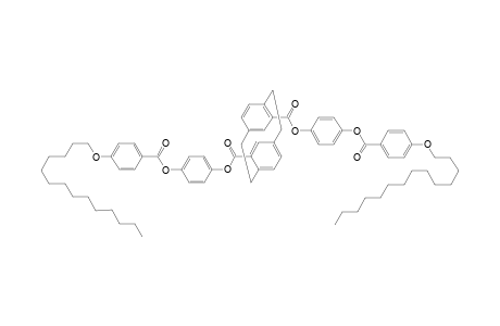 bis[4'-[(4"-Tetradecyloxybenzoyl)-oxy]phenyl Tricyclo[8.2.2.2(4,7)]hexadeca-4,6,10,12,13,15-hexaene-5,11-dicarboxylate