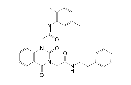 1,3-quinazolinediacetamide, N~1~-(2,5-dimethylphenyl)-1,2,3,4-tetrahydro-2,4-dioxo-N~3~-(2-phenylethyl)-