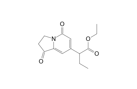 Ethyl Ester of 1,5-Dioxo-.alpha.-ethyl-1,2,3,5-tetrahydroindolizine-7-acetic acid