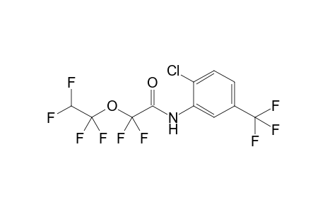 2'-Chloro-5'-trifluoromethyl-2,2-difluoro-2-(1,1,2,2-tetrafluoroethoxy)acetanilide