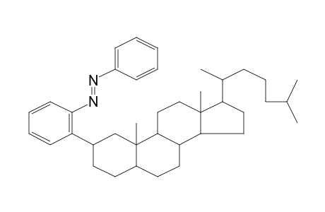 Cholestane, 2-(2-phenylazophenyl)-
